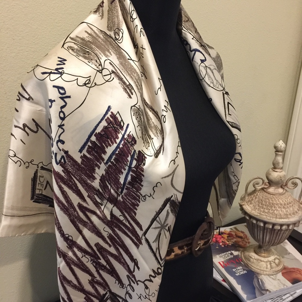 DKNY Social Media Scarf